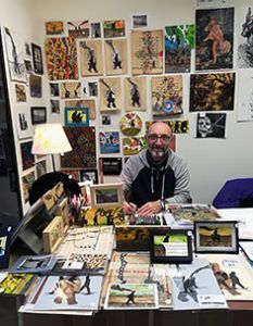 Carlos Codoñer hace presencia en JIV. Jornadas Ilustracioìn Valencia. Galería Tapinearte. Valencia