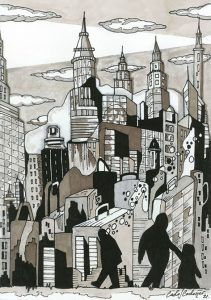 Ilustración Metrópolis VI