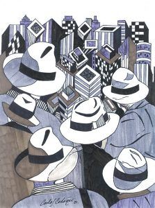 Ilustración Metrópolis X