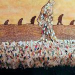 Pintura de Carlos Codoñer titulada La línea de la vida