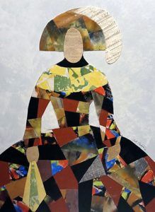 Menina XV. Técnica mixta sobre tabla. 90 x 70 cm. Pintura por Carlos Codoner