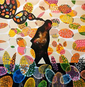 La línea de la vida IV es una pintura de carlos codoñer de la colección la línea de la vida