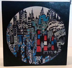 Ciudad Insostenible IV pintura de Carlos Codoñer artista plástico