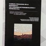 Libro Caminari Pedagogía en la Modernitat: Una Aproximació Fenomenológica i Hermeneutica. Doctorado Jordi García Farrero. Universidad de Barcelona ilustración de Carlos Codoñer