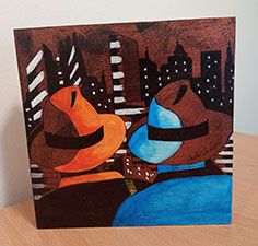 Pintura Lucky Man City I by Carlos Codoñer